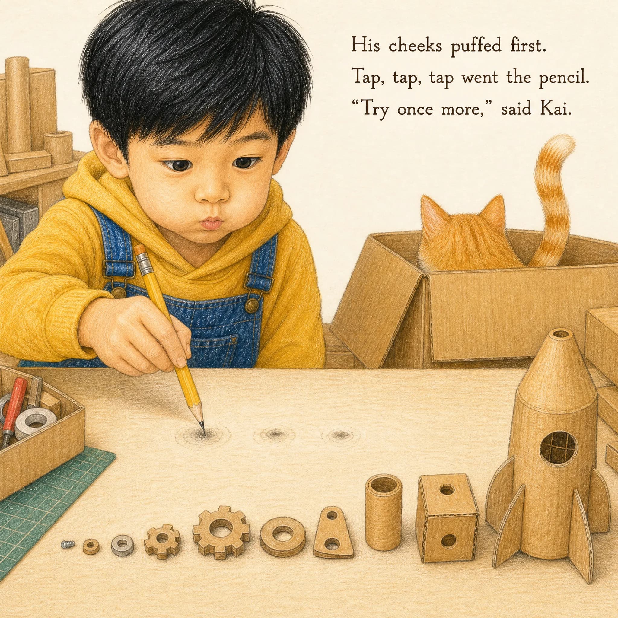 Kai and the Cardboard Rocket