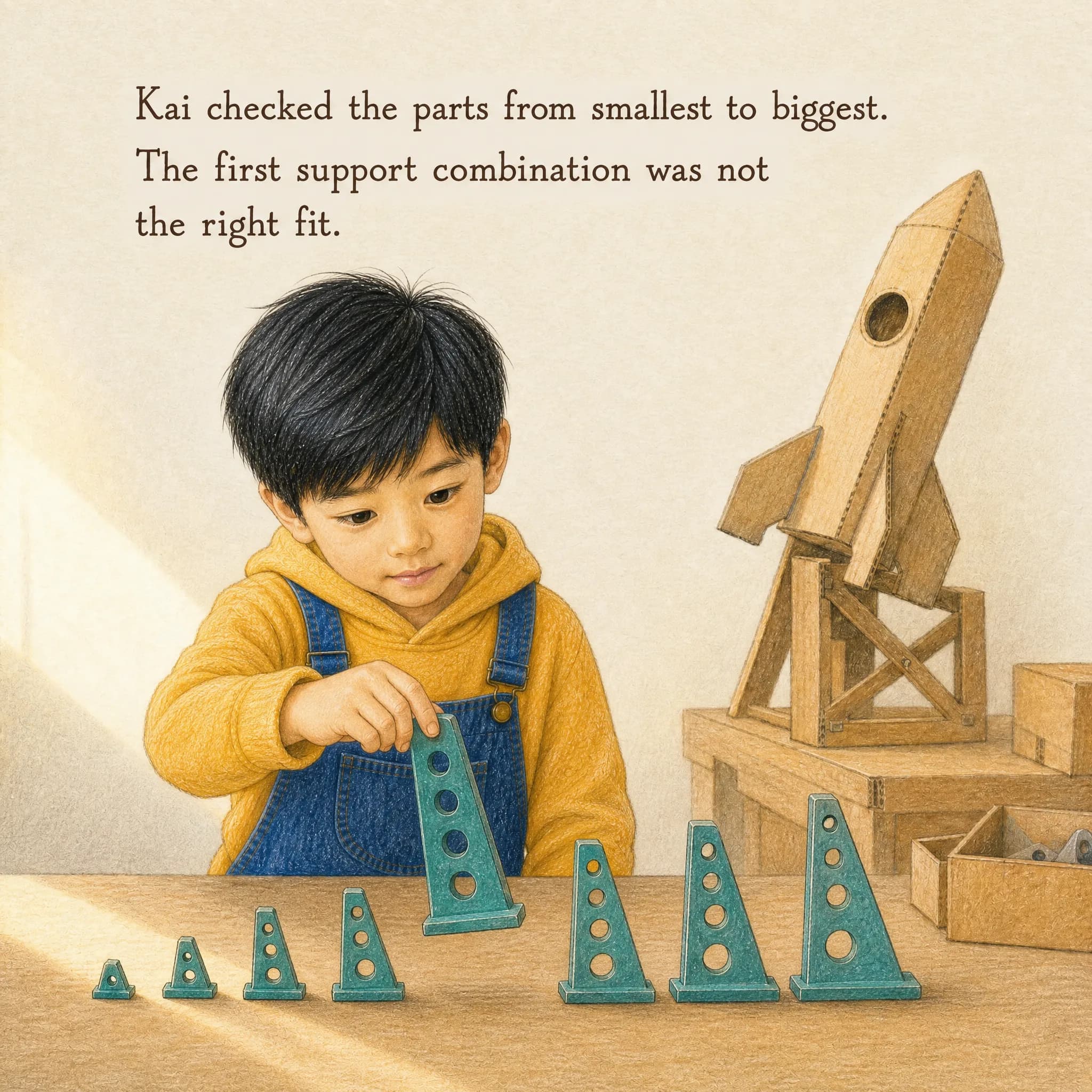 Kai and the Cardboard Rocket