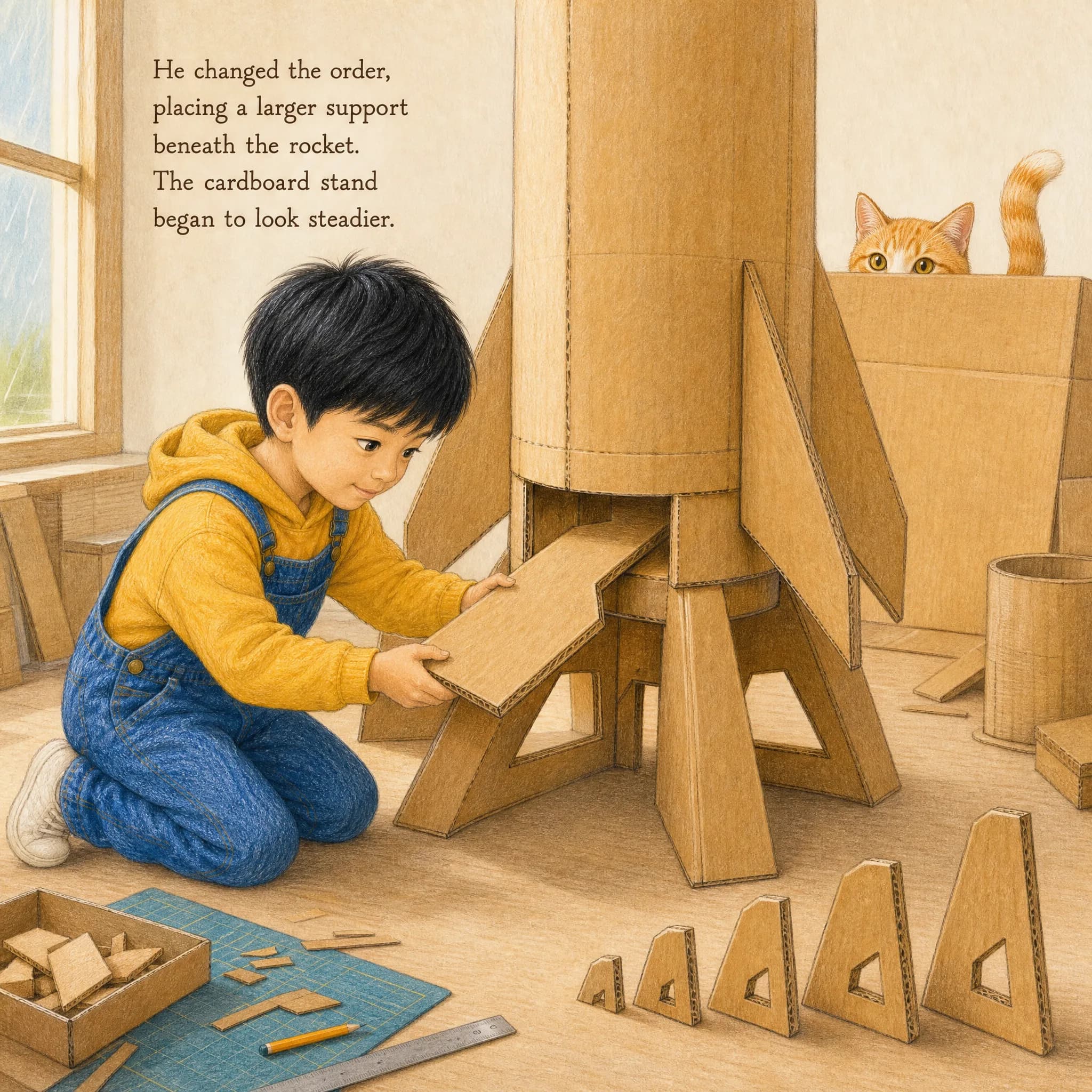 Kai and the Cardboard Rocket