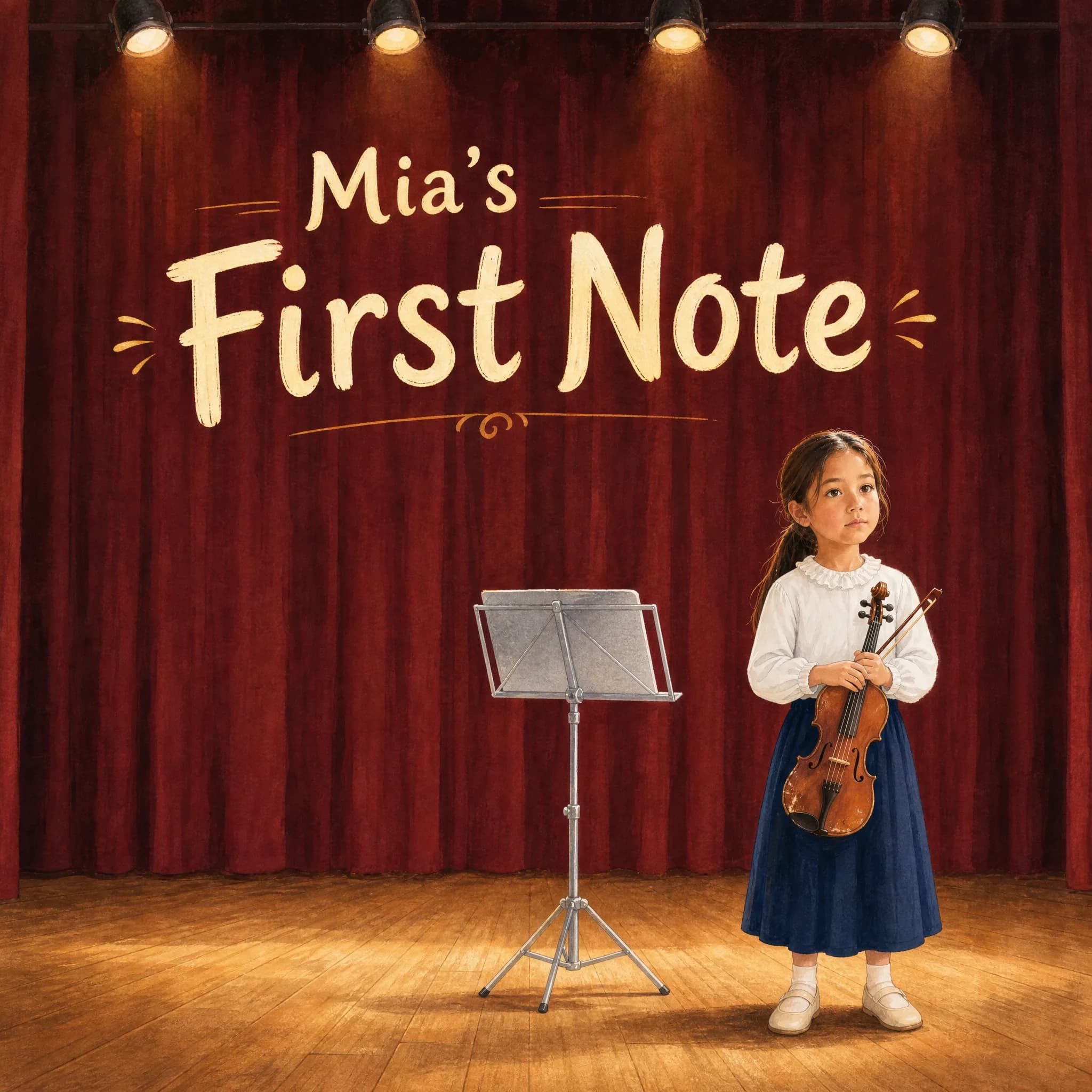 Mia's First Note