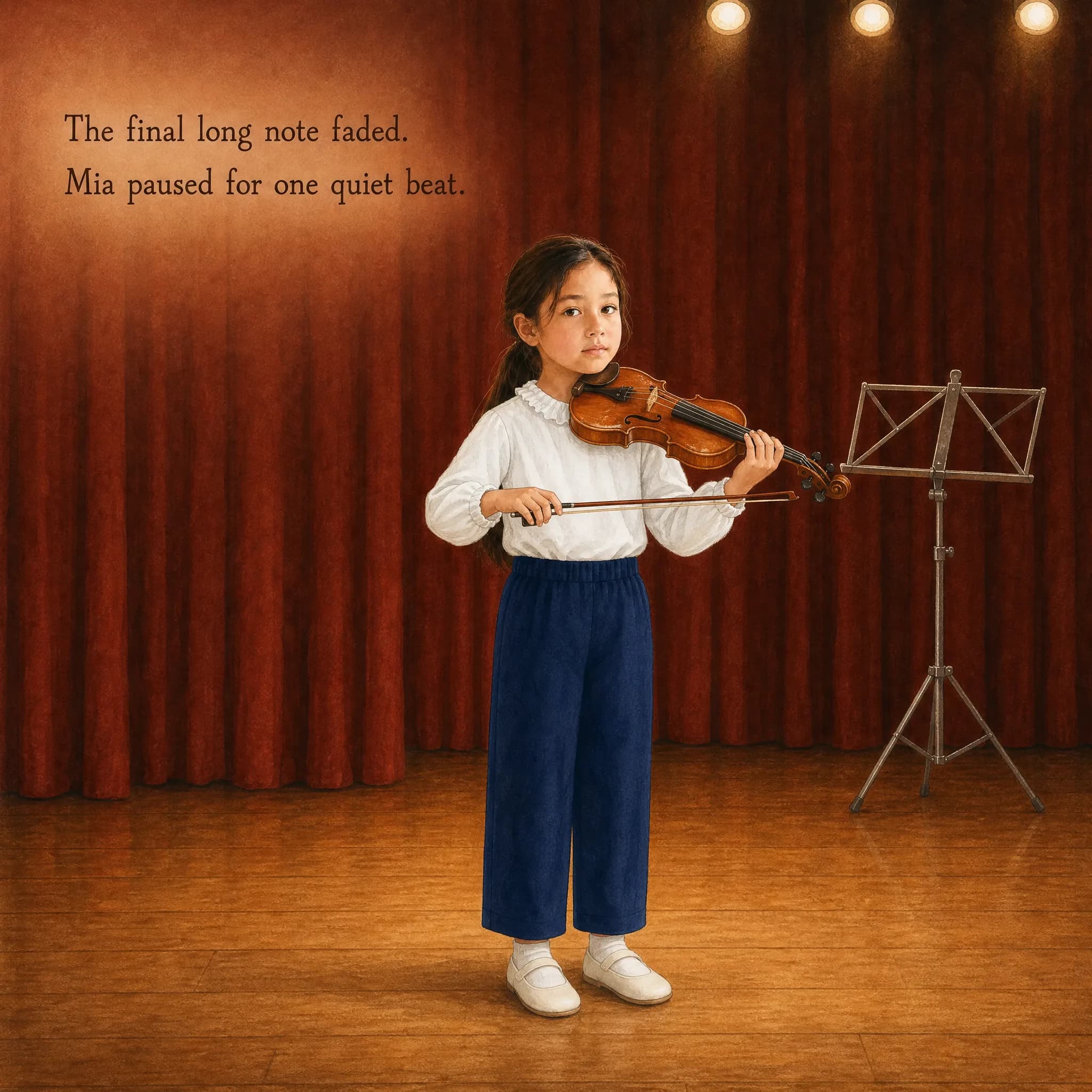 Mia's First Note