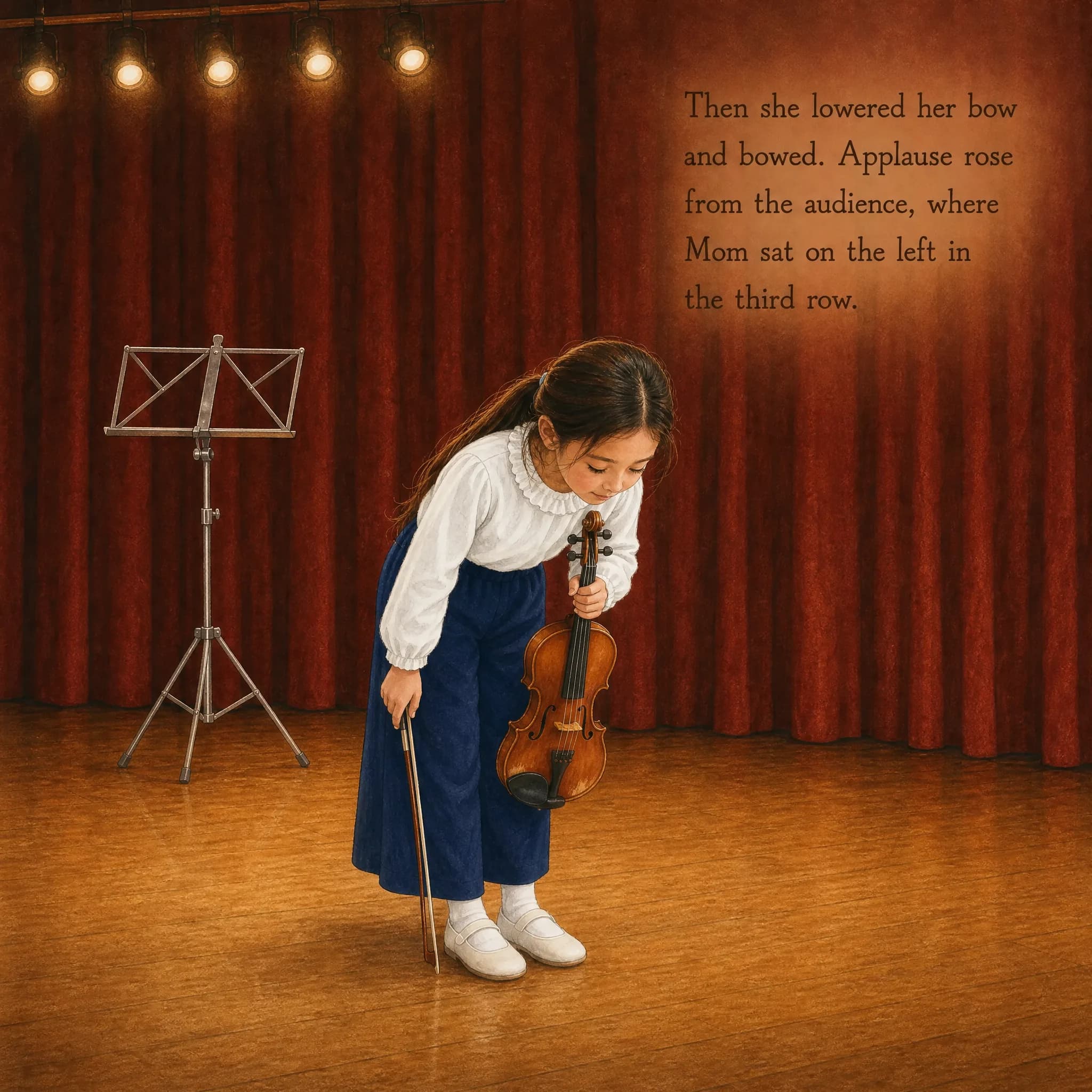 Mia's First Note