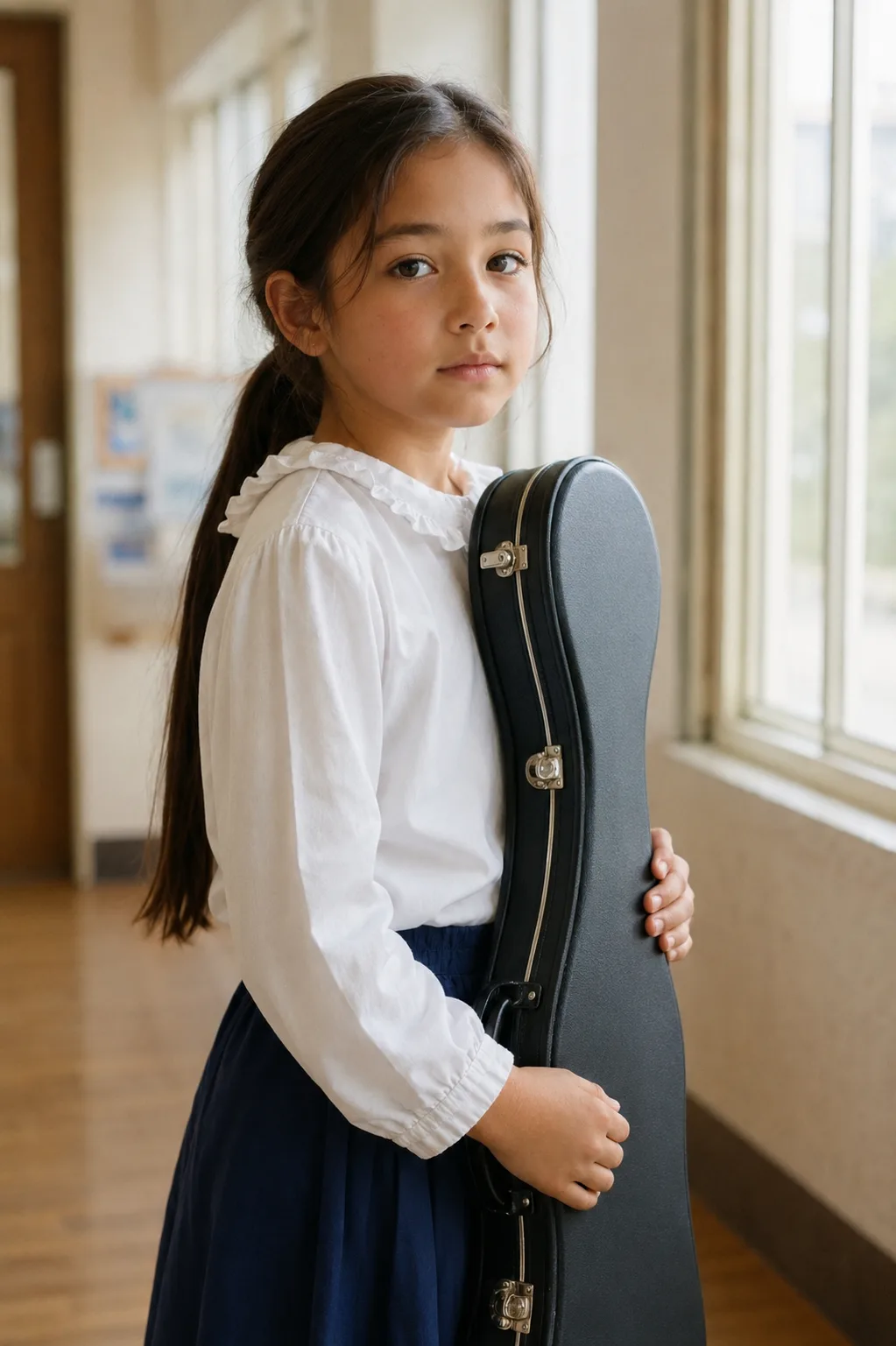 Reference photo for the fictional Mia studio demonstration